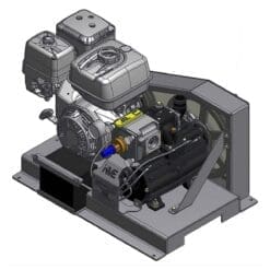 NVE 304 Challenger Vacuum Pump Engine Drive Package, Counter Clockwise Rotation, Top Valve, Top of Frame Mount (NVE-117-EDR-304-1)