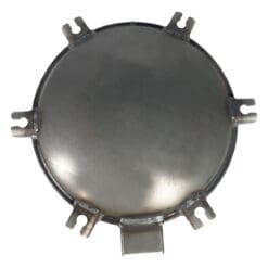 20" Manway Lid, Compatible with 19.5" OD Manway Neck, Unpainted Carbon Steel