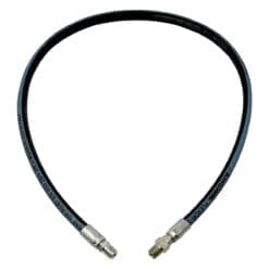 1/4" Hydraulic Hose Assembly, Double Wire Braid, Male NPT Straight Swivel x Male NPT Straight, 5800 PSI, 48" Length