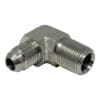 Hydraulic Adapter, 3/8" Male JIC x 3/8" Male NPT, 90 Degree Elbow (2501-06-06)